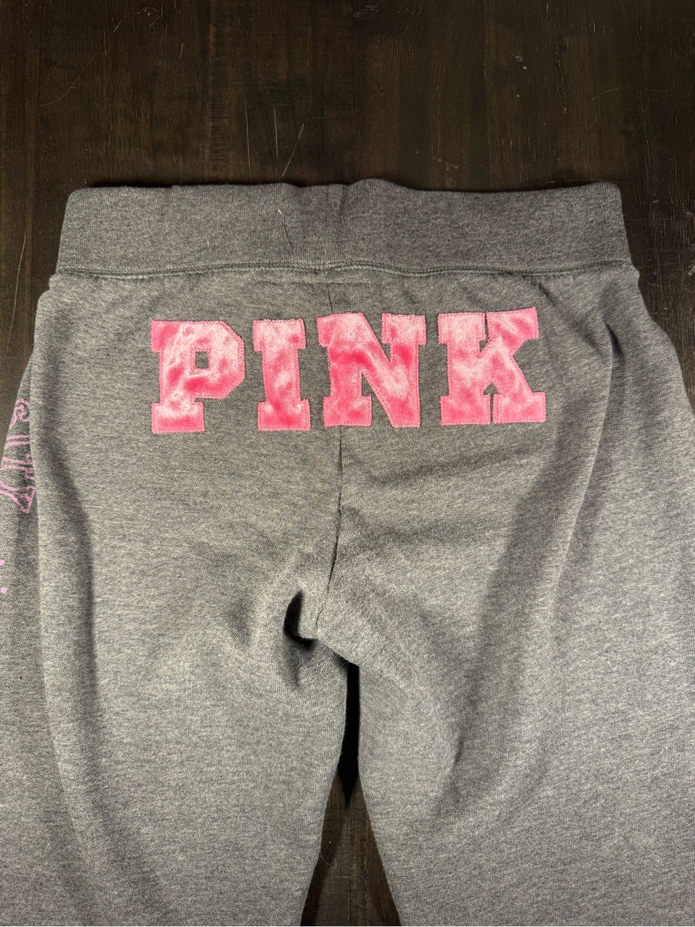 PINK Victoria's Secret Y2K Sweatpants with Pink Logo